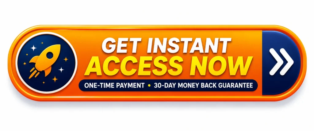 Traffic Supernova call to action button for instant access with one-time payment and 30-day money back guarantee