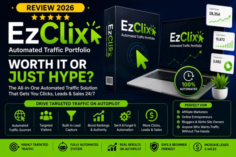 EZClix Club, a traffic generation platform delivering quality daily traffic to websites, landing pages, and affiliate offers