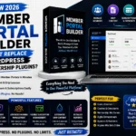 Member Portal Builder review showcasing a secure membership platform for online courses, digital products, coaching programs, and exclusive content