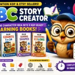 ABC Story Creator Review 2026 featuring colorful children's ABC, counting, shapes and colors learning books