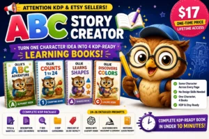 ABC Story Creator Review 2026 featuring colorful children's ABC, counting, shapes and colors learning books