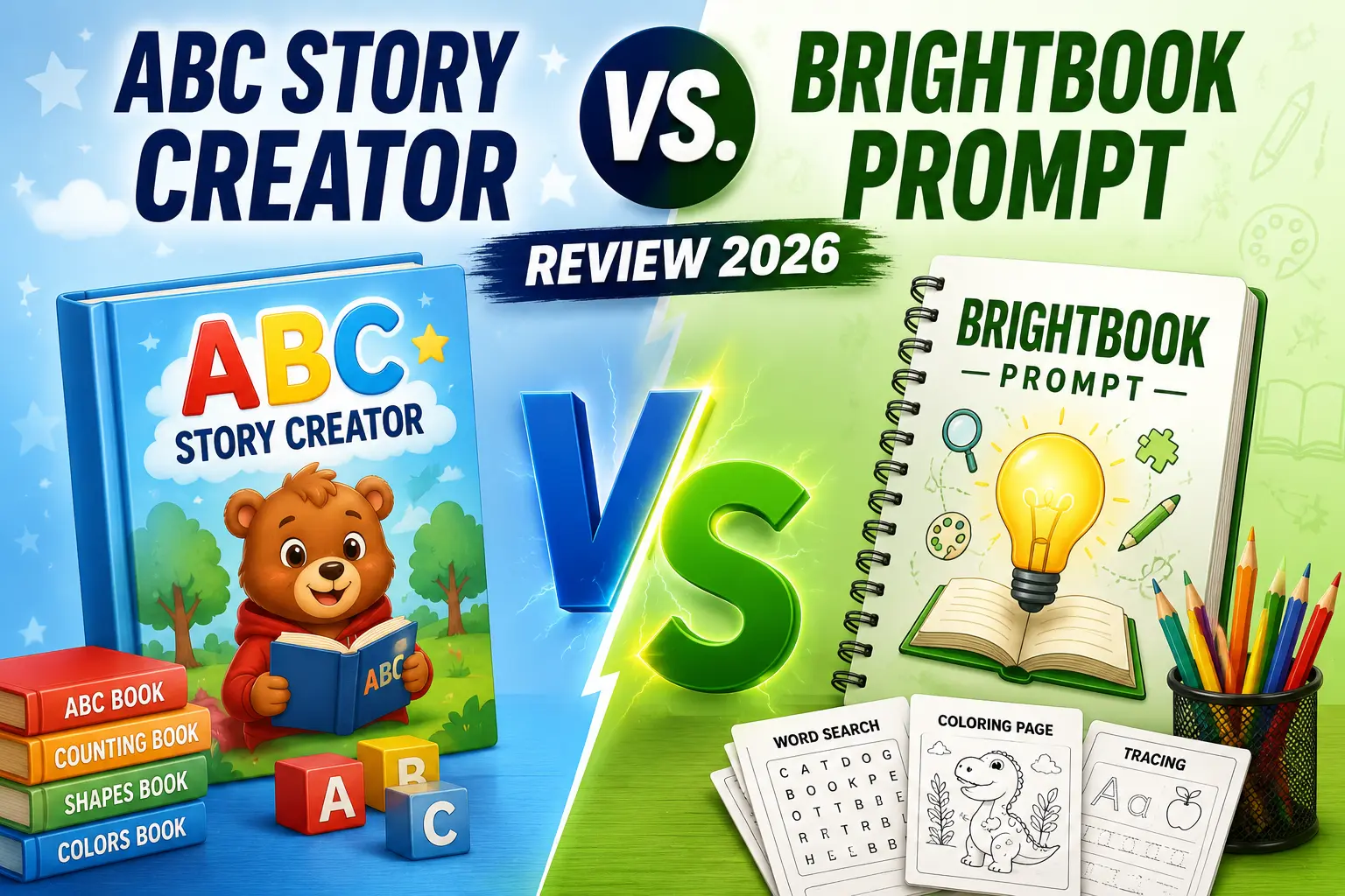ABC Story Creator vs Brightbook Prompt Review