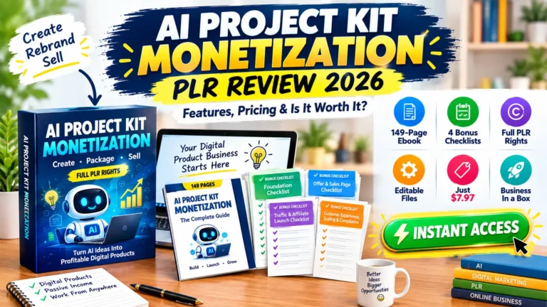 AI Project Kit Monetization PLR Review 2026