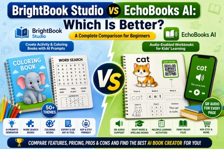 BrightBook Studio VS EchoBooks AI comparison