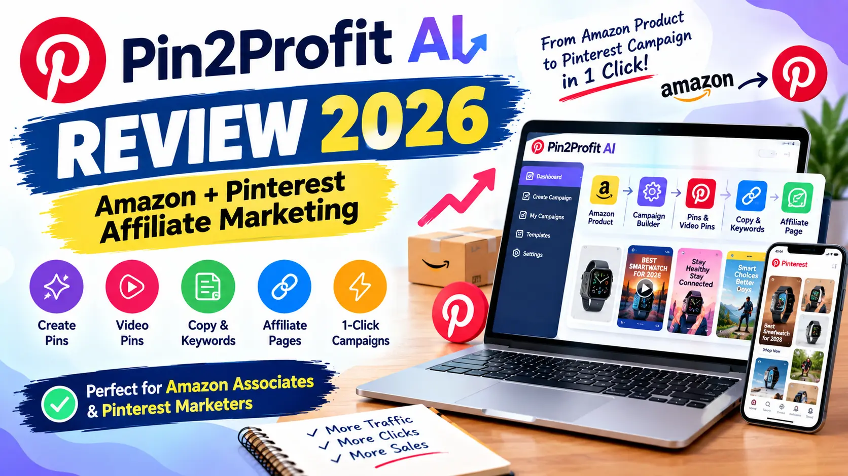 Pin2Profit AI Review 2026 for Pinterest affiliate marketing
