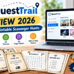 QuestTrail Review 2026 printable scavenger hunt creator