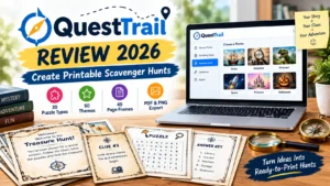 QuestTrail Review 2026 printable scavenger hunt creator