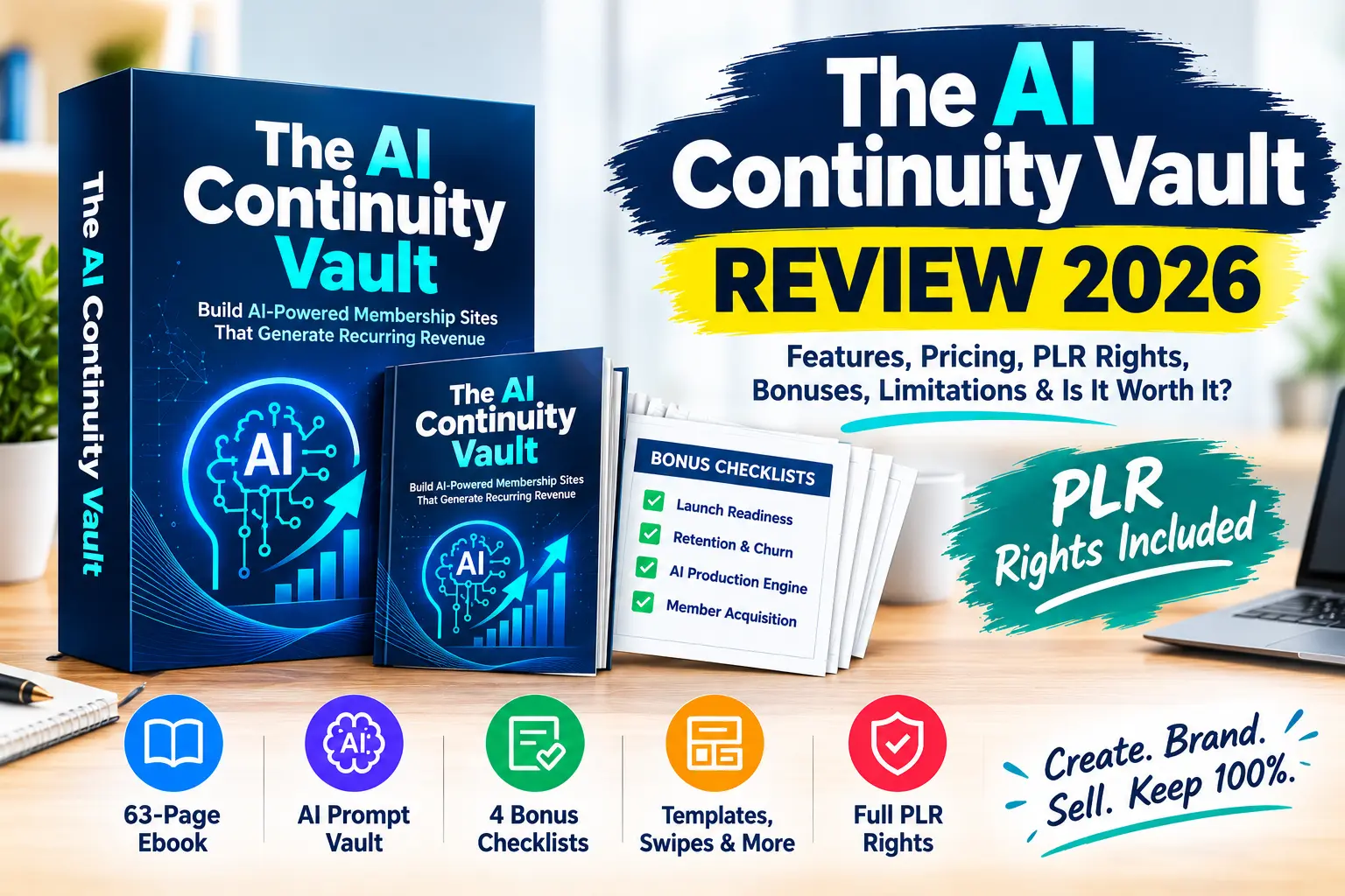 The AI Continuity Vault Review 2026 – AI membership PLR product